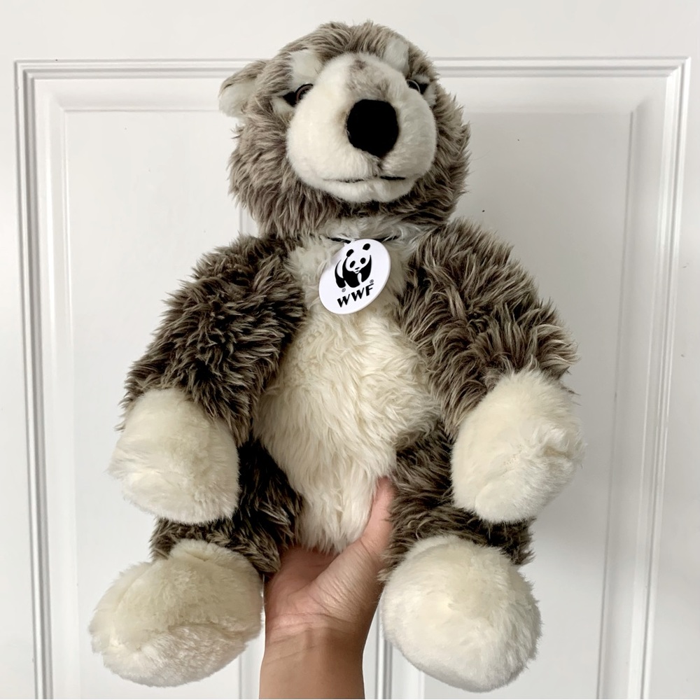 Build-A-Bear • WWF Gray Wolf Stuffed Animal